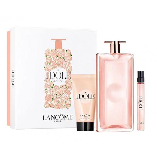 Lancôme Idole Eau De Parfum Gift Set 100ml & 10ml Edp + 50ml Body Cream