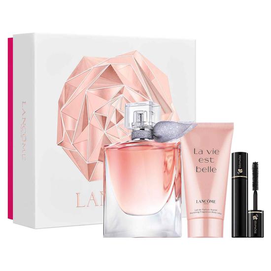 Lancôme La Vie Est Belle Eau De Parfum Gift Set 50ml Eau De Parfum, 50ml Body Lotion, 2ml Mascara