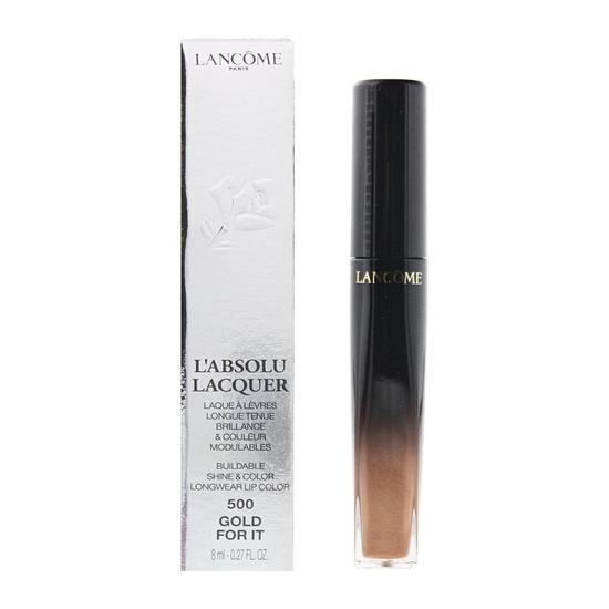 Lancôme L'Absolu Lacquer Lipstick 500 Gold For It 8ml