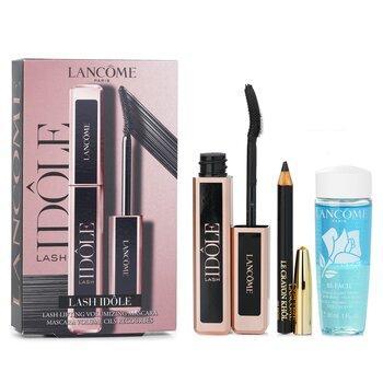 Lancôme Lash Idole Mascara Set: Volumising Mascara 8ml + Le Crayon Khol No. 01 Black 0.7g + Non-Oily Instant Cleanser 30ml 942911