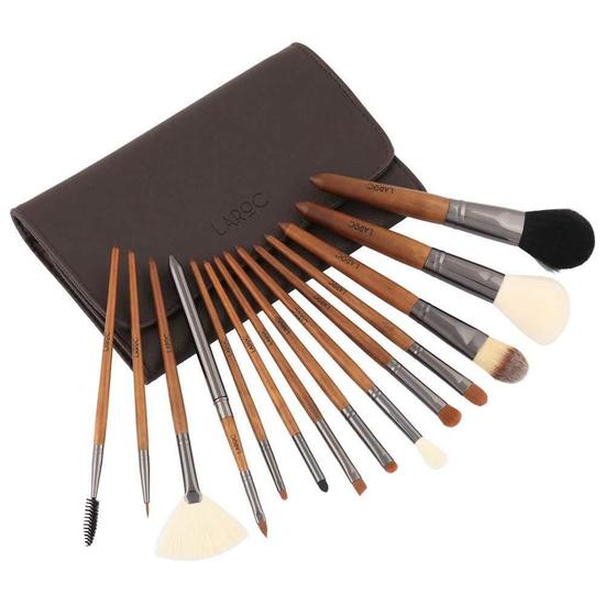 LaRoc 15 Piece Wood Handled Brush Set