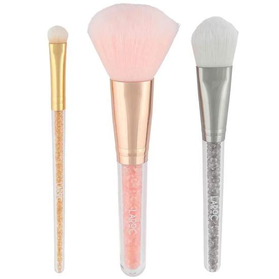 LaRoc 3 Piece Crystal Brush Set