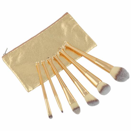 LaRoc 6 Piece Gold Brush Set