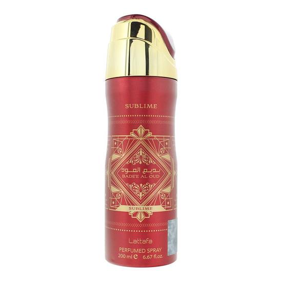 Lattafa Bade'e Al Oud Sublime Perfumed Body Spray