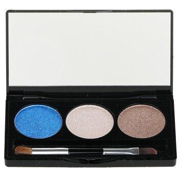 Laura Geller Baked Cream Glaze Trio Eyshadow Palette With Brush