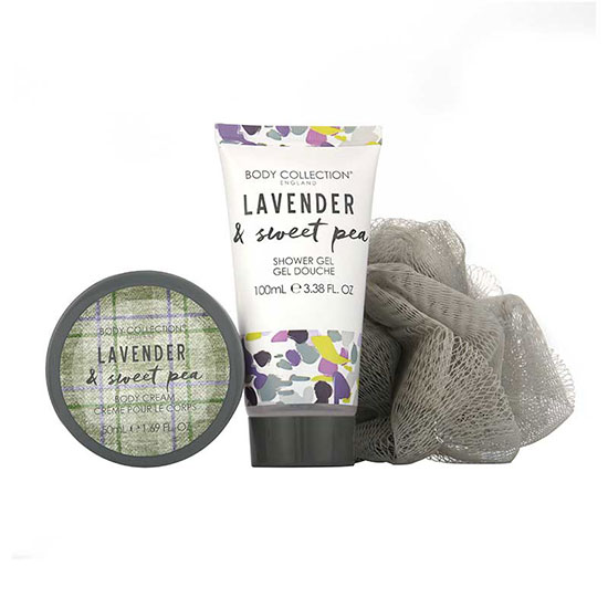 Body Collection Lavender & Sweet Pea Shower Set