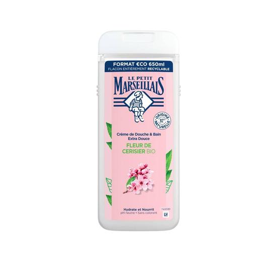 Le Petit Marseillais Extra Gentle Shower Cream With Organic Cherry Blossom 650ml