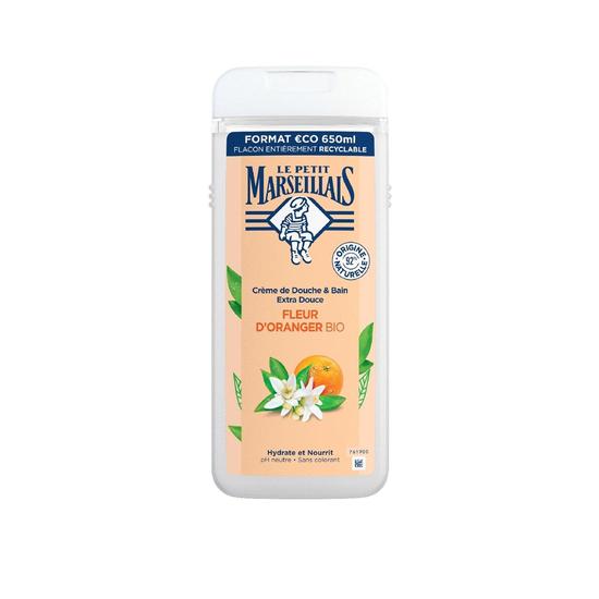 Le Petit Marseillais Extra Gentle Shower Cream With Organic Orange Blossom 650ml