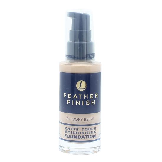 Lentheric Feather Finish Matte Touch Moisturising Foundation Ivory Beige 01 30ml