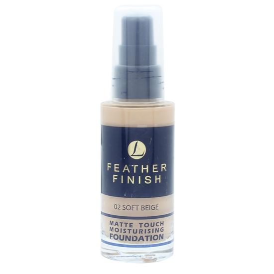 Lentheric Feather Finish Matte Touch Moisturising Foundation Soft Beige 02 30ml