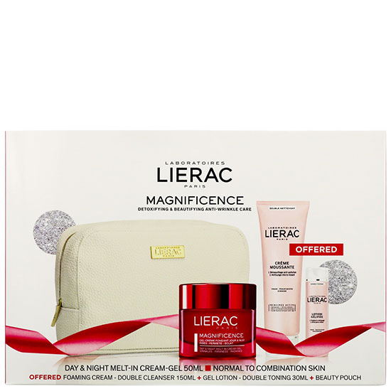Lierac Magnificence Detoxifying & Beautifying Anti-wrinkle Care Gift Set: For Normal To Combination Skin Types