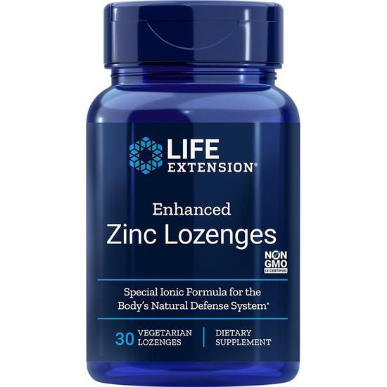 Life Extension Enhanced Zinc Vegetarian Lozenges 30 Lozenges