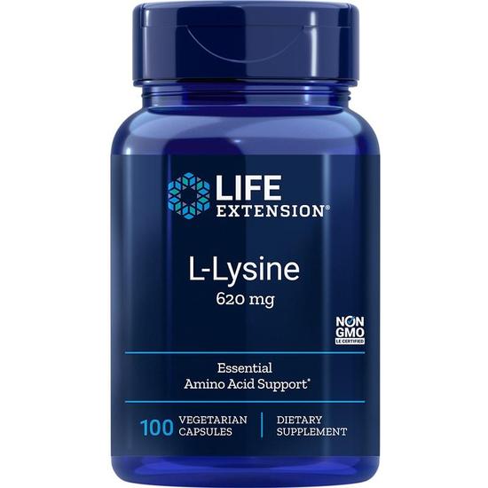 Life Extension L-Lysine 620mg Vegicaps