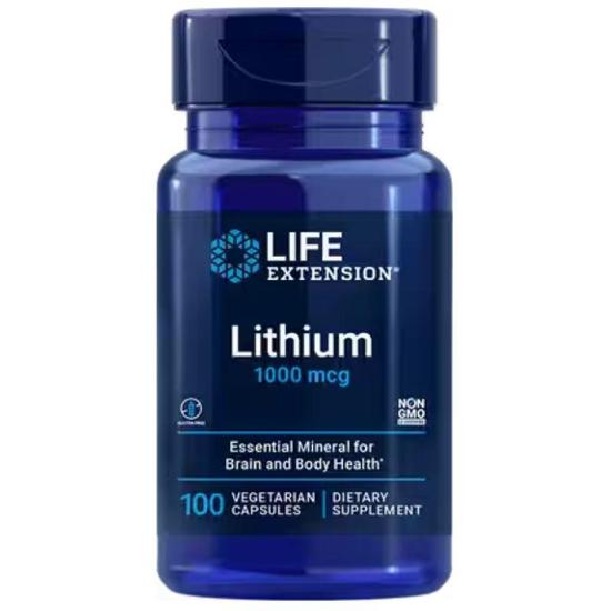 Life Extension Lithium 1000mcg Capsules 100 Capsules