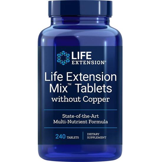 Life Extension Mix Tablets Without Copper Tablets 240 Tablets