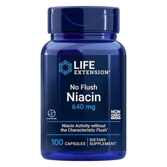 Life Extension No Flush Niacin 640mg