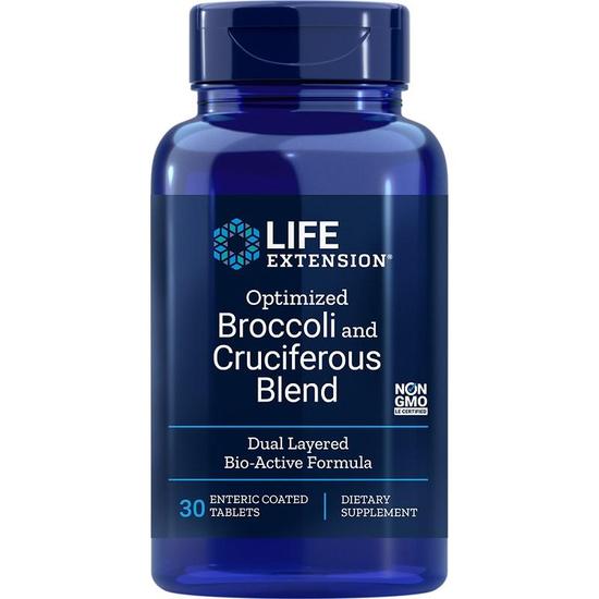 Life Extension Optimised Broccoli & Cruciferous Blend Tablets 30 Tablets