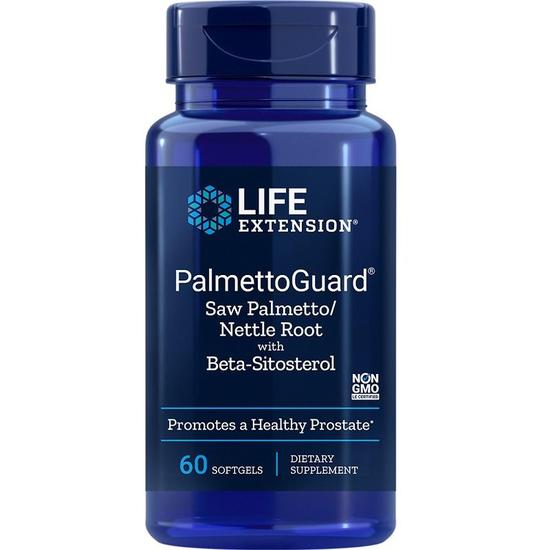 Life Extension PalmettoGuard Saw Palmetto/Nettle Root With Beta-Sitosterol Softgels