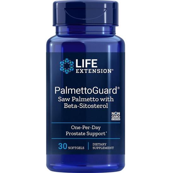 Life Extension PalmettoGuard Saw Palmetto With Beta-Sitosterol Softgels 30 Softgels