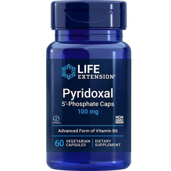 Life Extension Pyridoxal 5-Phosphate 100mg Vegicaps 60 Vegicaps