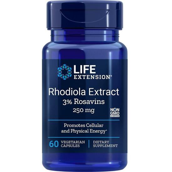 Life Extension Rhodiola Extract 250mg Vegicaps 60 Vegicaps