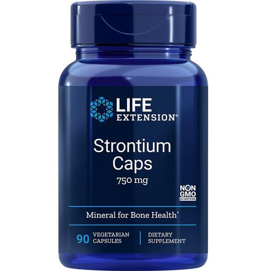 Life Extension Strontium 750mg Vegicaps 90 Vegicaps