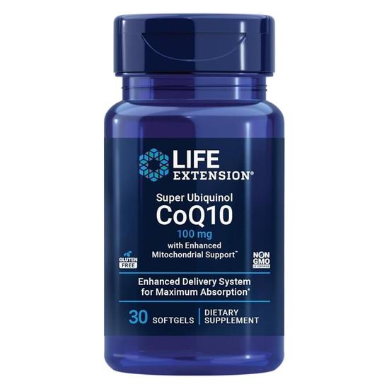 Life Extension Super Ubiquinol CoQ10 With Enhanced Mitochondrial Support