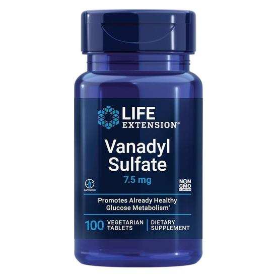 Life Extension Vanadyl Sulphate 7.5mg Tablets
