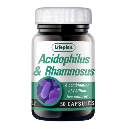 Lifeplan Acidophilus & Rhamnosus Capsules 50 Capsules