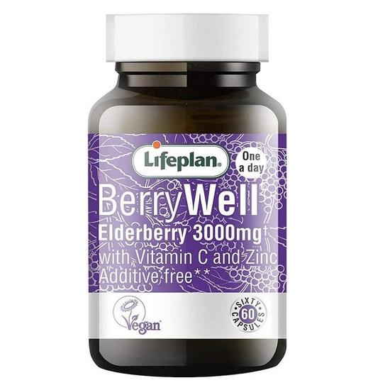 Lifeplan BerryWell Elderberry Capsules 60 Capsules