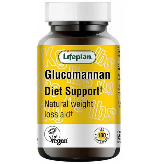 Lifeplan Glucomannan Diet Support Capsules 180 Capsules