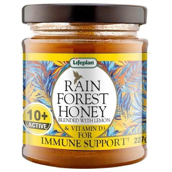 Lifeplan Rainforest Honey 10+ With Lemon & Vitamin D3 227g