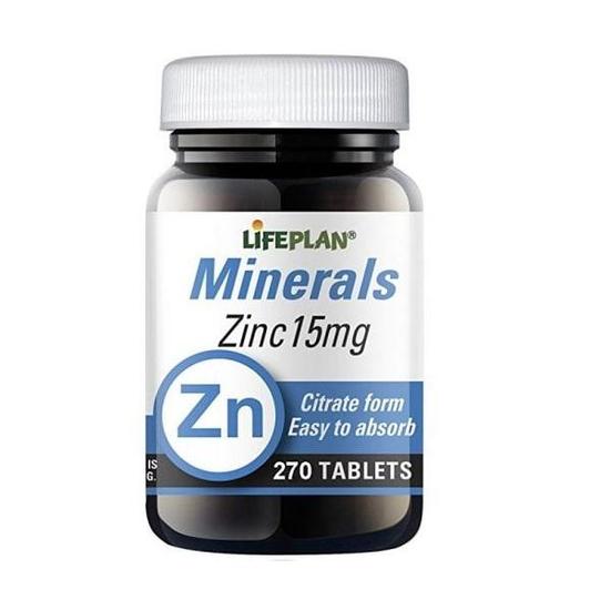 Lifeplan Zinc Citrate 15mg Tabs 270