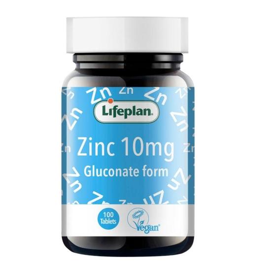 Lifeplan Zinc Gluconate 10mg Tablets 100 Tablets