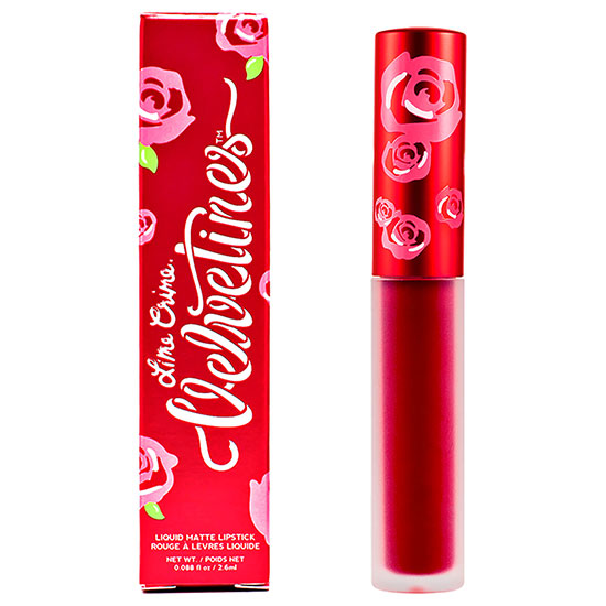 Lime Crime Matte Velvetines Lipstick Red Rose