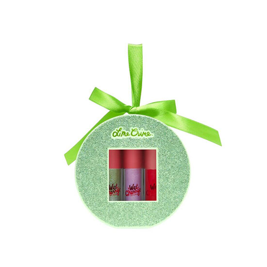 Lime Crime Winter Shine 3 Piece Mini Wet Cherry Set