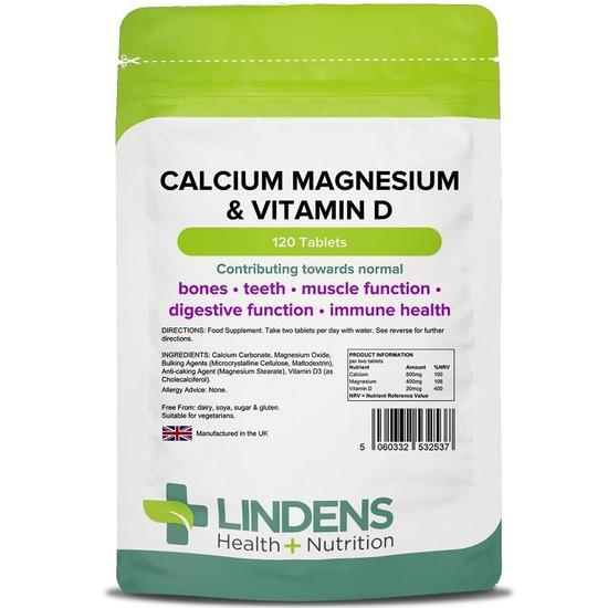 Lindens Cal-Mag-Vit-D Osteo Formula Tablets 120 Tablets