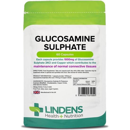 Lindens Glucosamine 1000mg Capsules 60 Capsules