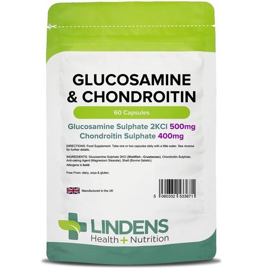 Lindens Glucosamine & Chondroitin 500/400 Capsules 60 Capsules