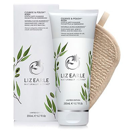 Liz Earle Cleanse & Polish Body Gentle Mitt Cleanser Eucalyptus & Cardamom