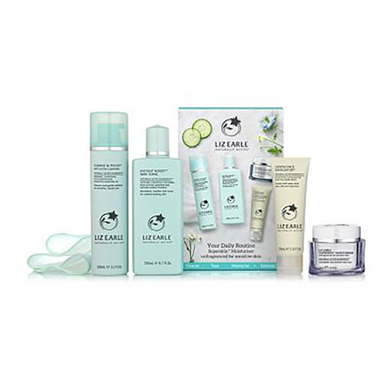 Liz Earle Your Daily Routine With Superskin Moisturiser Unfragranced For Sensitive Skin