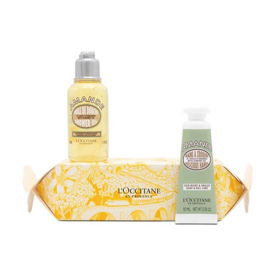 L'Occitane Almond Shower Oil & Hand Cream Firecracker Gift Set