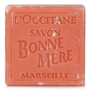 L'Occitane Bonne Mere Soap Rhubarb Basil 100g