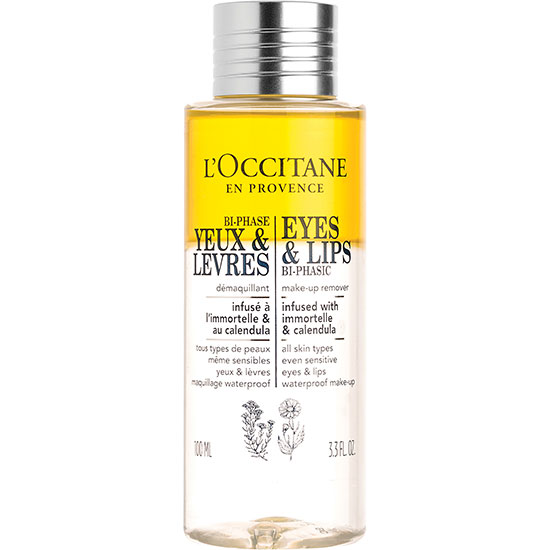 L'Occitane Cleansing Infusion Eyes & Lips Bi Phasic Makeup Remover 100ml