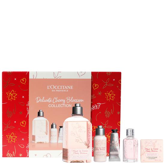 L Occitane Delicate Cherry Blossom Collection Bodycare Gift Set