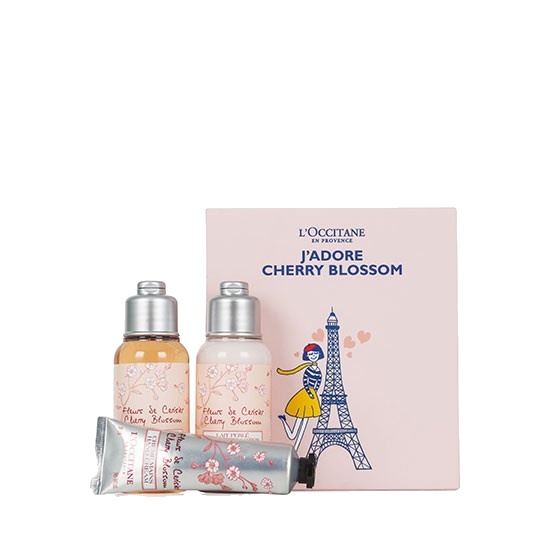 L'Occitane J'Adore Cherry Blossom Collection Bodycare Gift Set