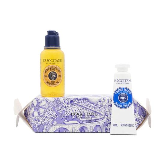 L'Occitane Shea Butter Shower Oil & Hand Cream Firecracker Gift Set