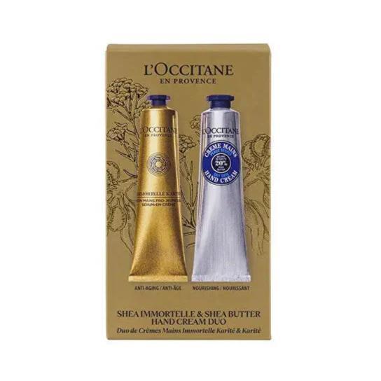 L'Occitane Shea Immortelle & Shea Butter Hand Cream Duo