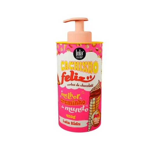 Lola Kids Cachinho Feliz Detangling Cream Chocolate 450g