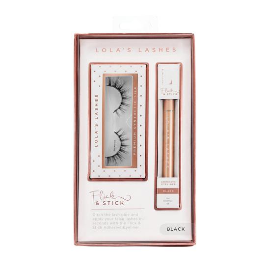 Lola's Lashes Flick & Stick Kit Diamond With Black Liner